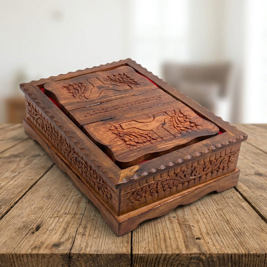 Hand Carved Quran Rail – Pure Wooden
